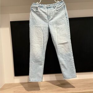 American Eagle Outfitters Light Wash Straight Leg Jeans